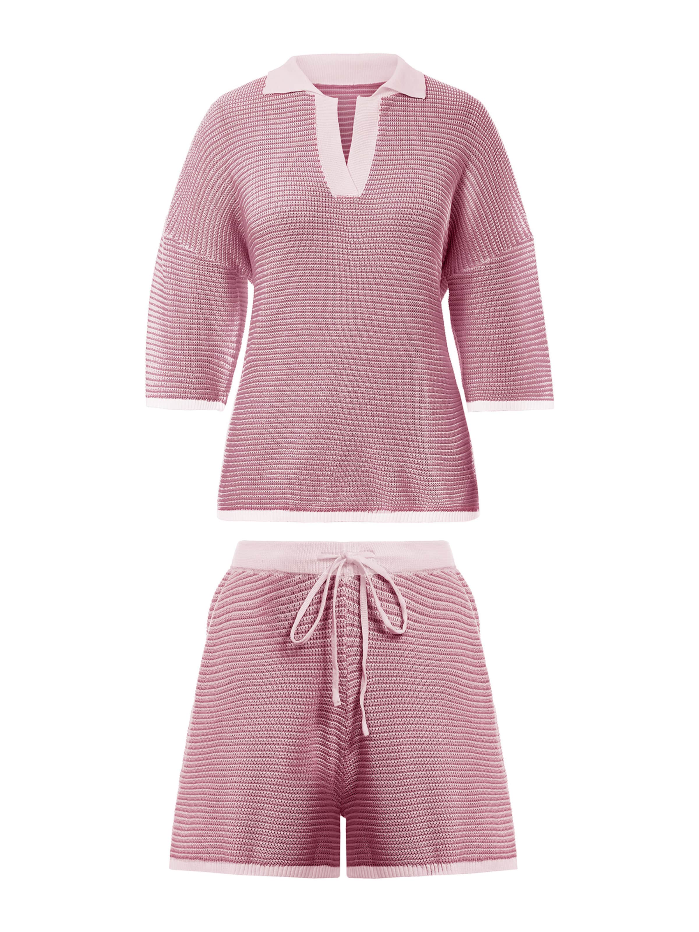 Imily Bela Hlačni kostim | roza barva: sprednja stran