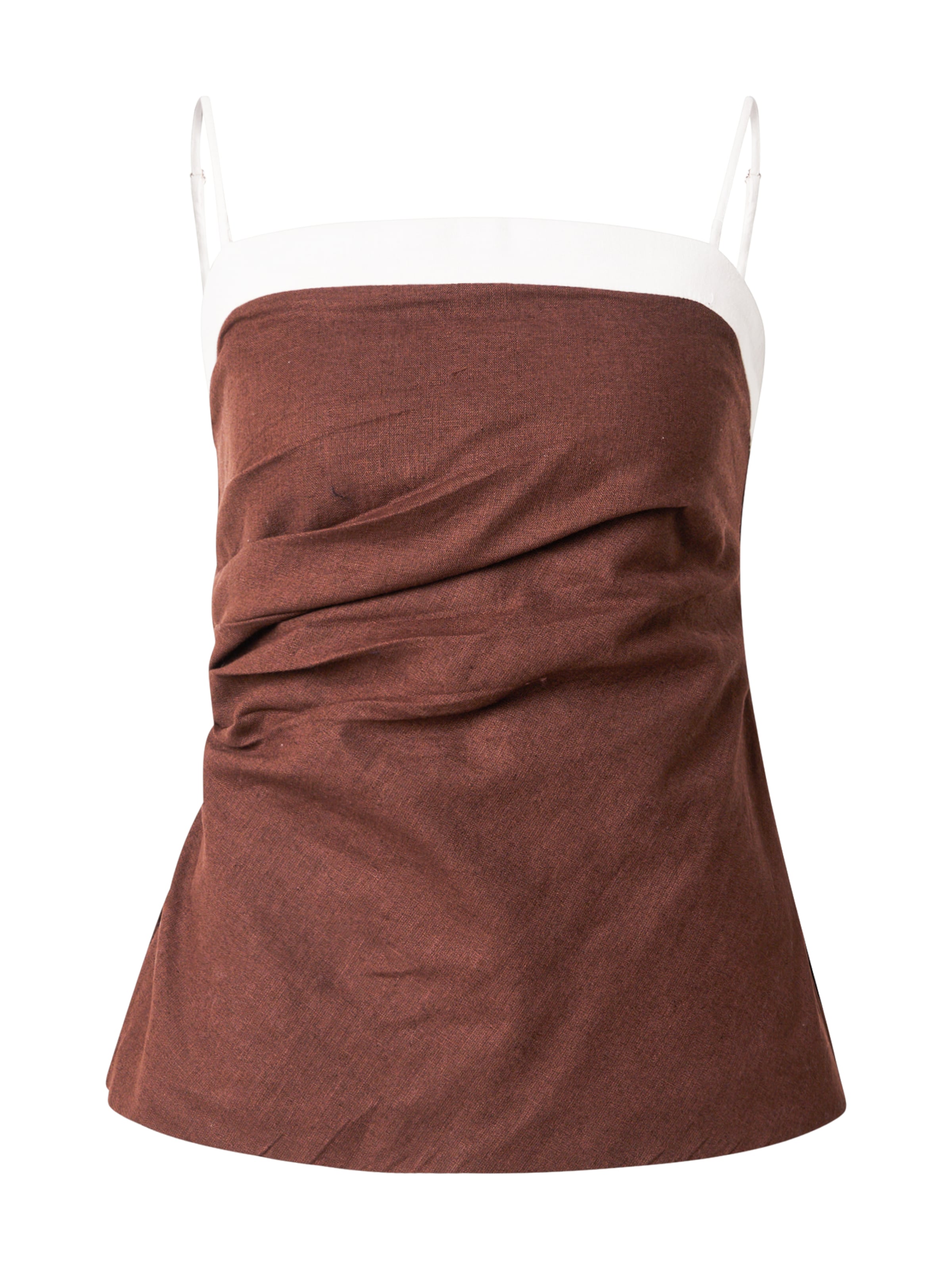 ruda Abercrombie & Fitch Palaidinė be rankovių: priekis