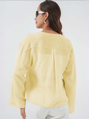 Camicia da donna di Bigdart in giallo