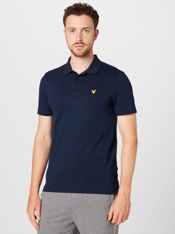 Tricou de la Lyle & Scott pe albastru: față