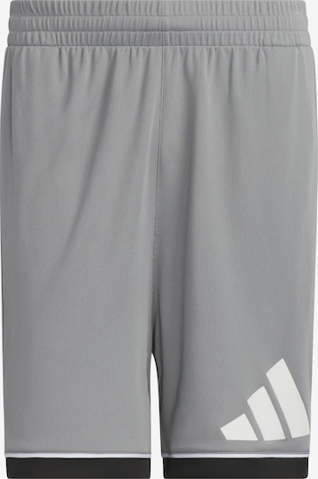 ADIDAS PERFORMANCE Sports trousers 'Badge of Sport' in XXS-XS/Short in Grey / Black / Off white, Item view