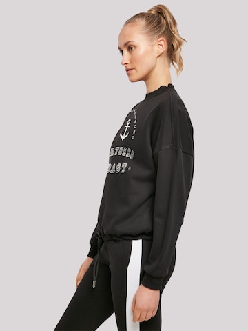 F4NT4STIC Sweatshirt 'Northern Coast Knut & Jan Hamburg' in Schwarz