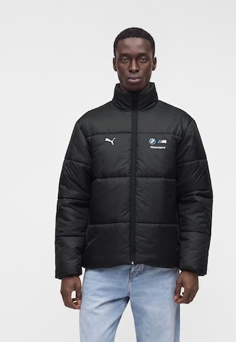 PUMA Спортно яке 'BMW MMS Ess' в черно: отпред