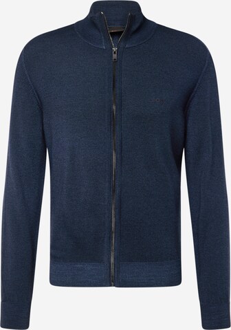 BOSS Knit cardigan 'Apavolo' in Blue: front