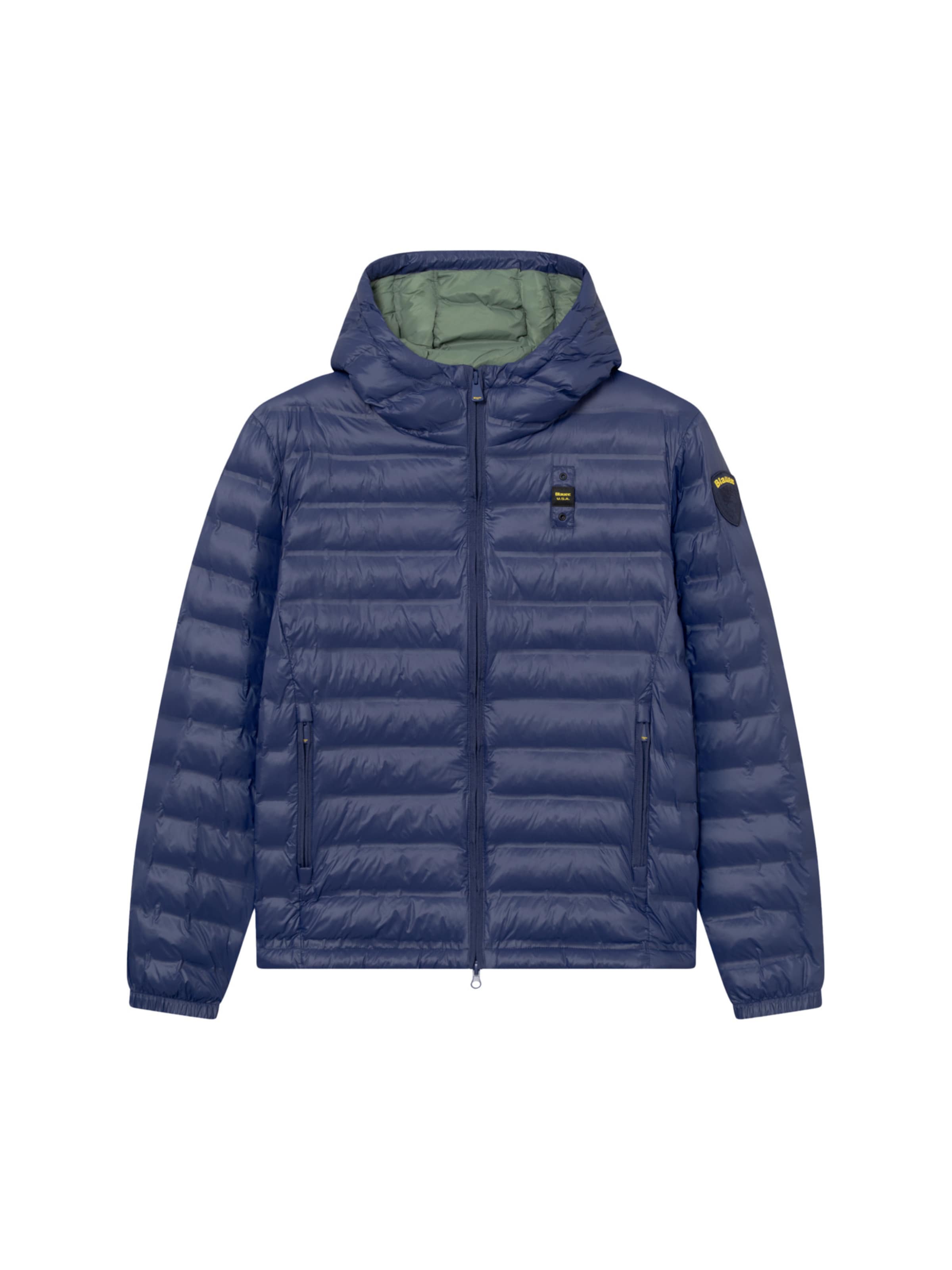 Blauer.USA Between-season jacket ' Charles ' in Blue: front