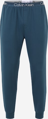 Pantalon de pyjama Calvin Klein Underwear en bleu : devant