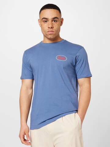 Brixton T-shirt i blå: framsida