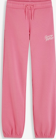Pantalon TOMMY HILFIGER en rose : devant