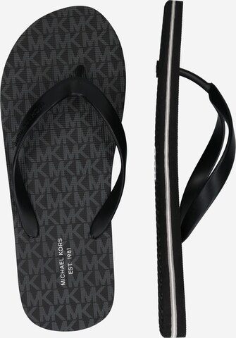 Michael Kors T-Bar Sandals 'TRAVIS' in Black