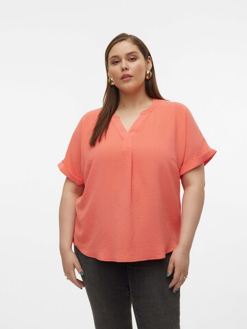 Vero Moda Curve Blouse 'Melva' in Orange