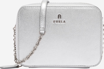 FURLA Crossbody Bag 'CAMELIA' in Silver: front