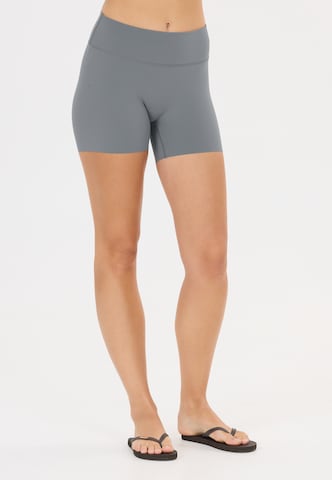 Athlecia Slimfit Tights 'Luxe' in Grau: Vorderseite