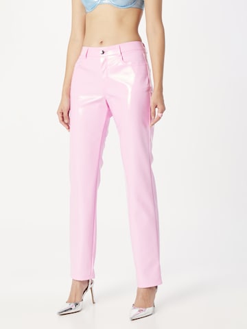 NLY by Nelly Regular Trousers in Pink: front