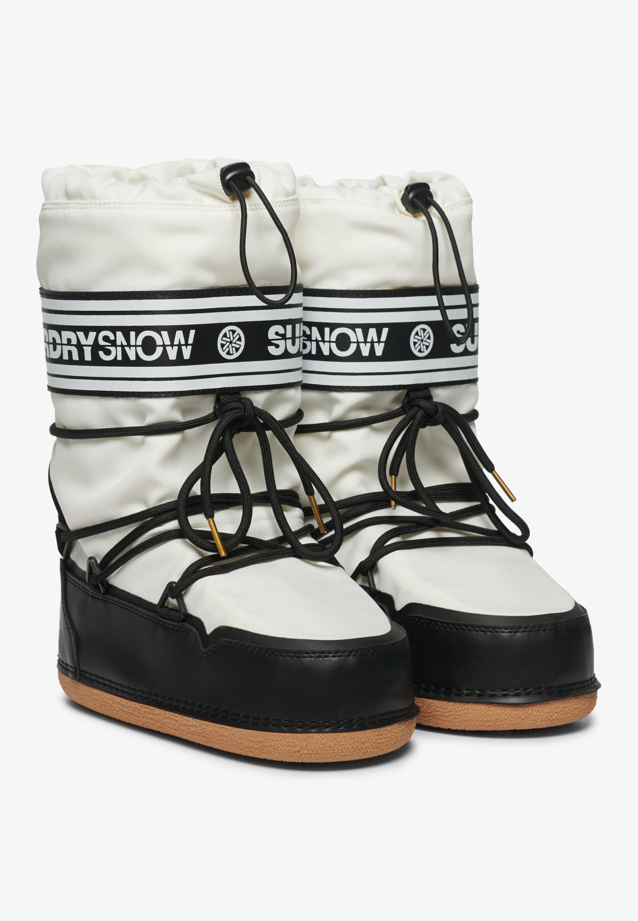 Après-ski Superdry & Co en blanc : devant
