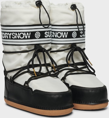 Après-ski Superdry & Co en blanc : devant