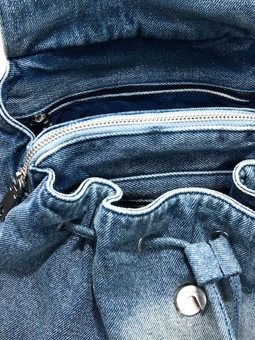 Sac à dos 'Half Logo Denim' Desigual en bleu