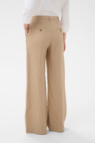 Wide Leg Pantalon 'NinnesPW' Part Two en beige