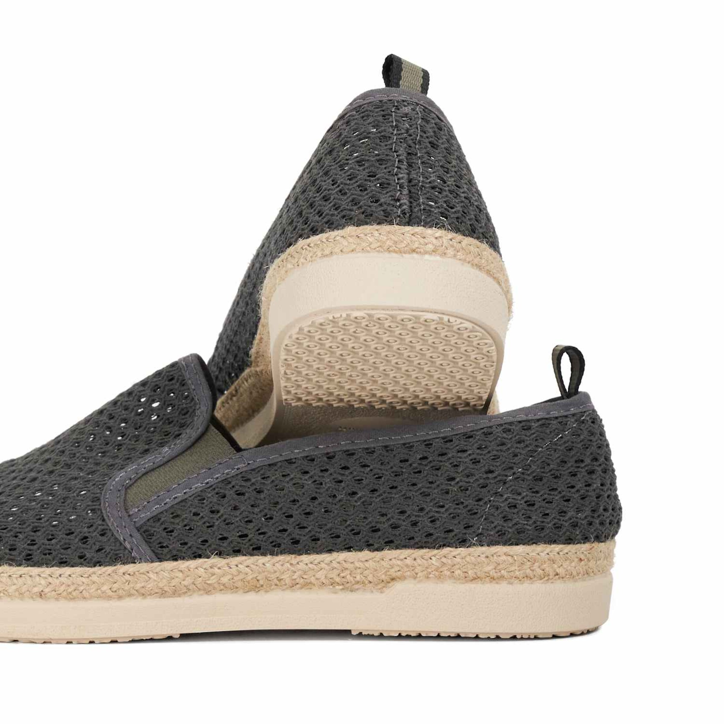 Dune LONDON Espadrilles 'Fisherr' in Grijs