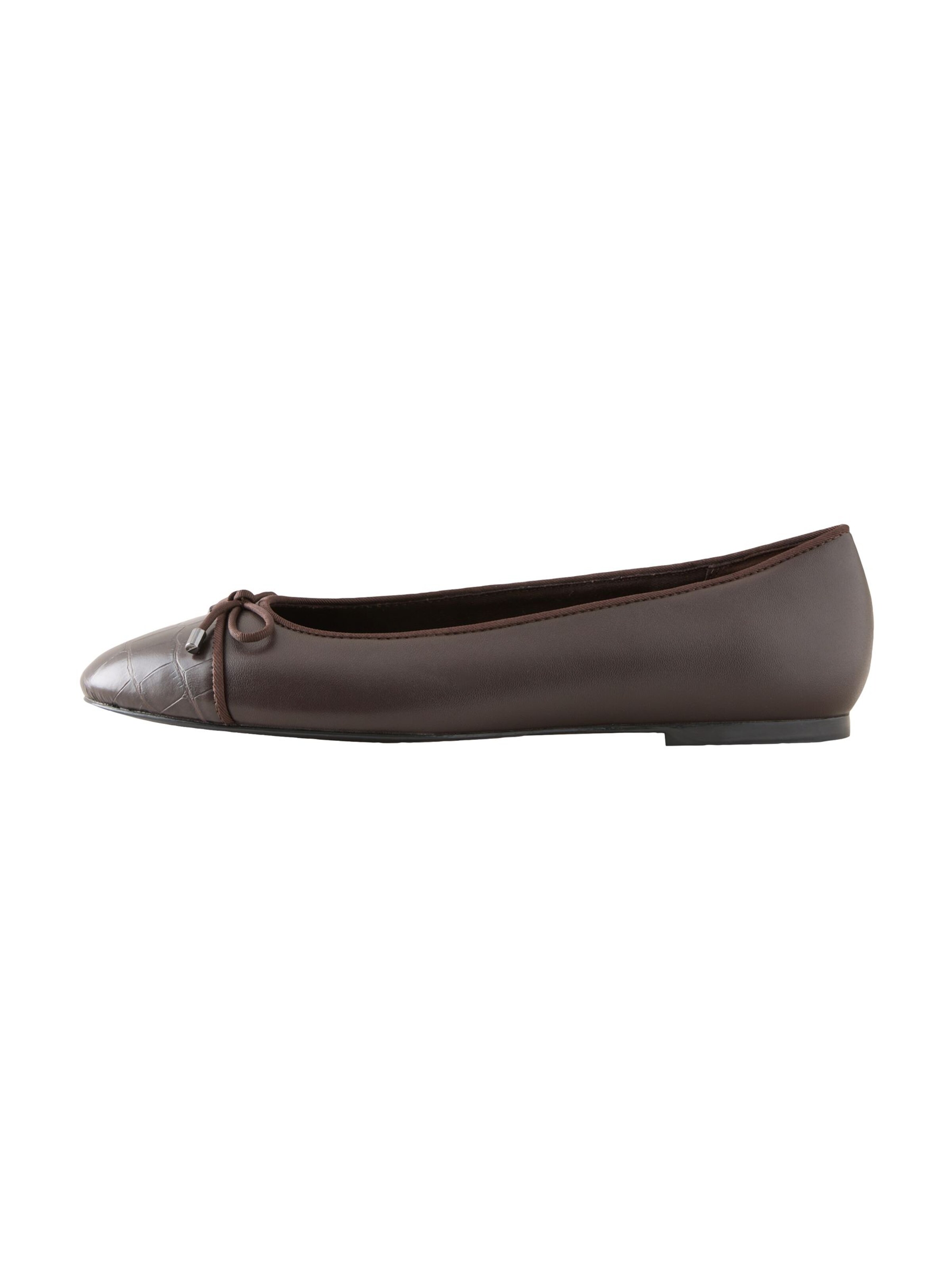Next Ballerina 'Forever Comfort®' in 40-40,5/Wide in de kleur Chocoladebruin, Productweergave