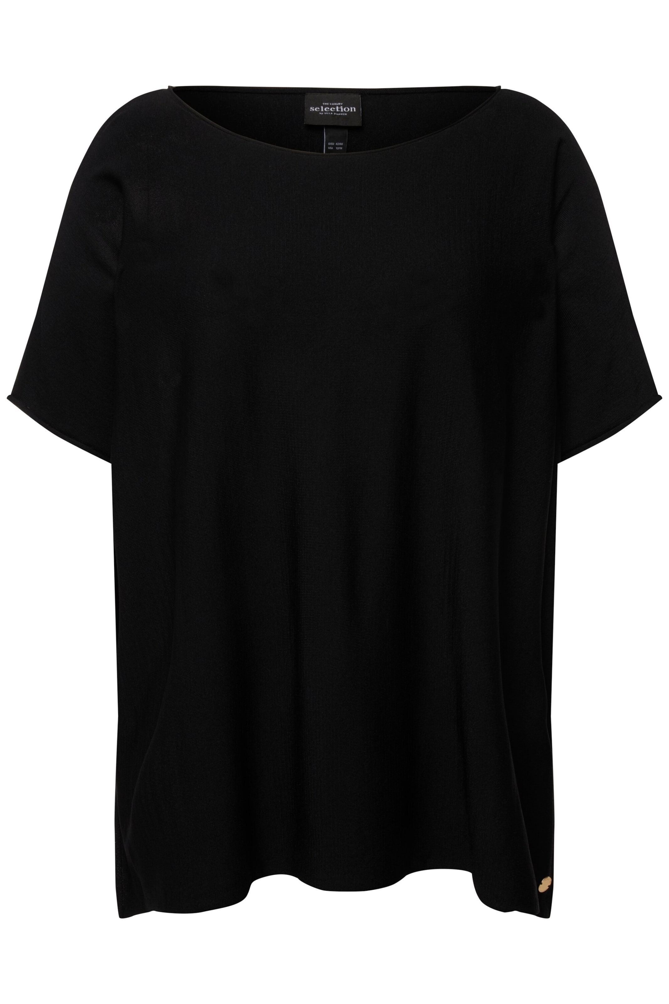 Ulla Popken Blouse in Zwart: voorkant