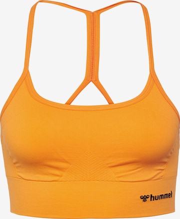 Hummel Bustier Sport-BH in Orange: predná strana