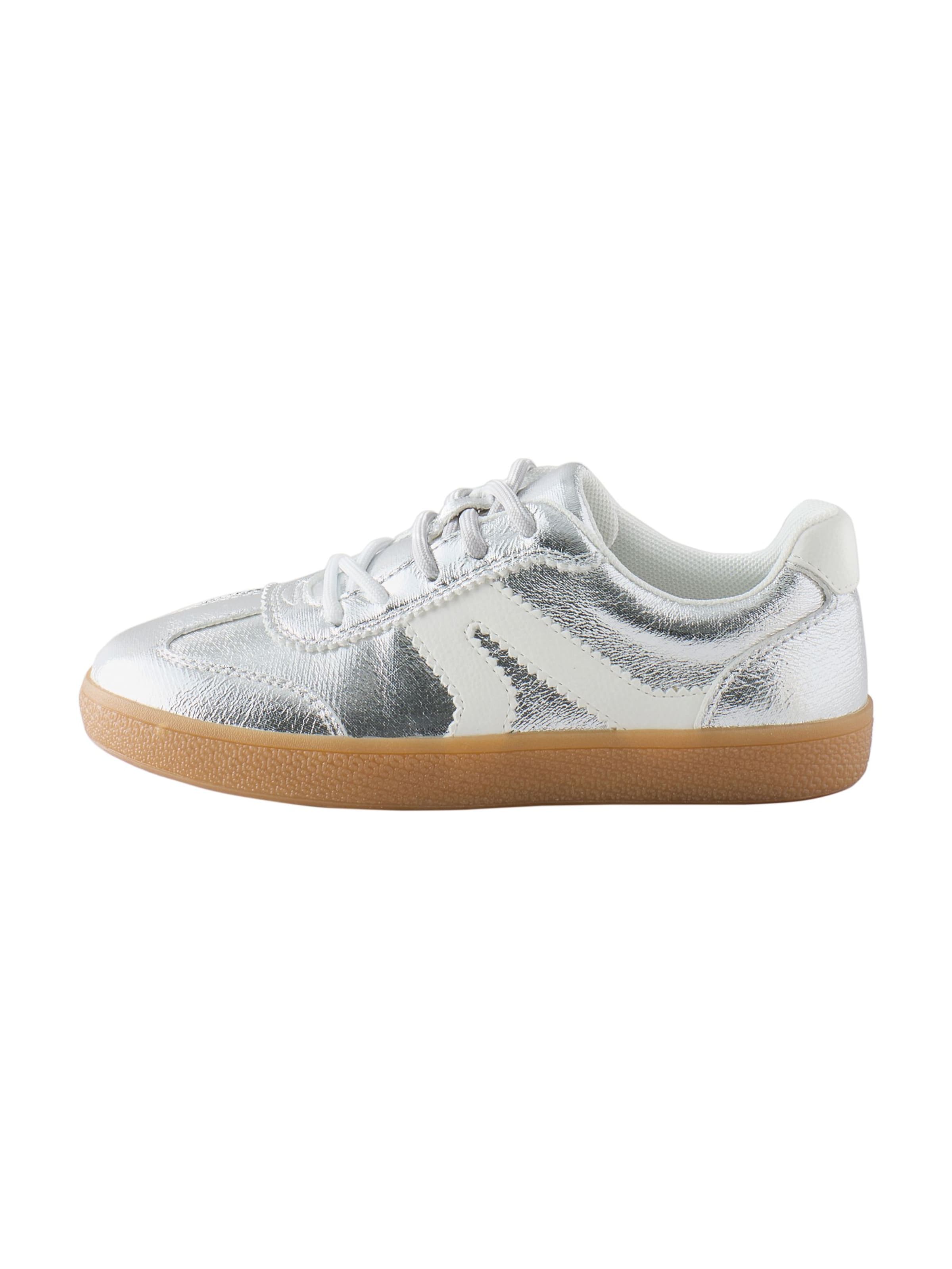 Next Sneaker i silver: framsida