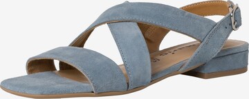 Sandales TAMARIS en bleu : devant