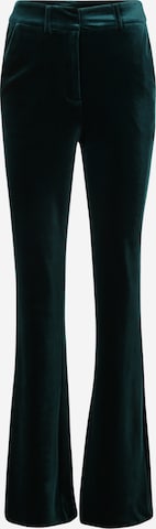 Y.A.S Tall Flared Broek 'VELVA' in Groen: voorkant