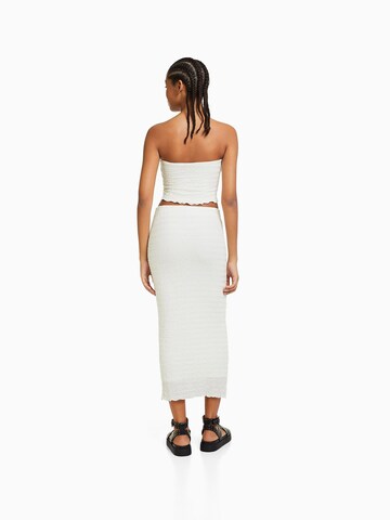 Jupe Bershka en blanc