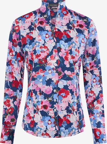 Franco Callegari Bluse in Blau: Vorderseite