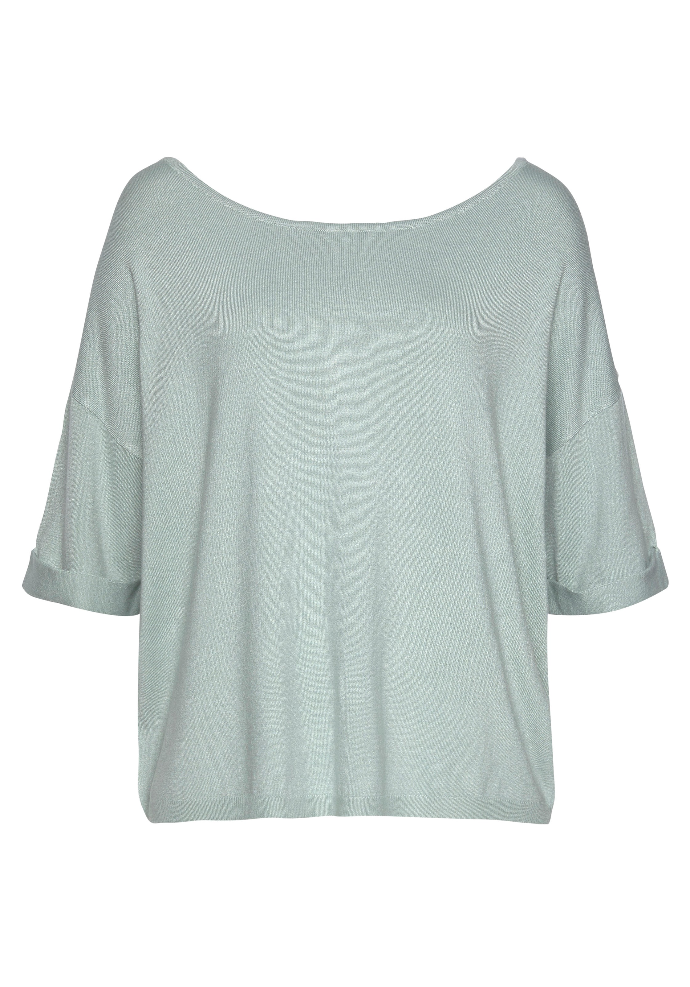 VIVANCE Sweater in Green: front