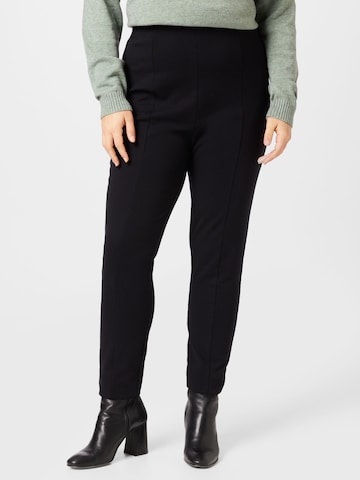 ABOUT YOU Curvy Pants 'Marieke' in Black: front
