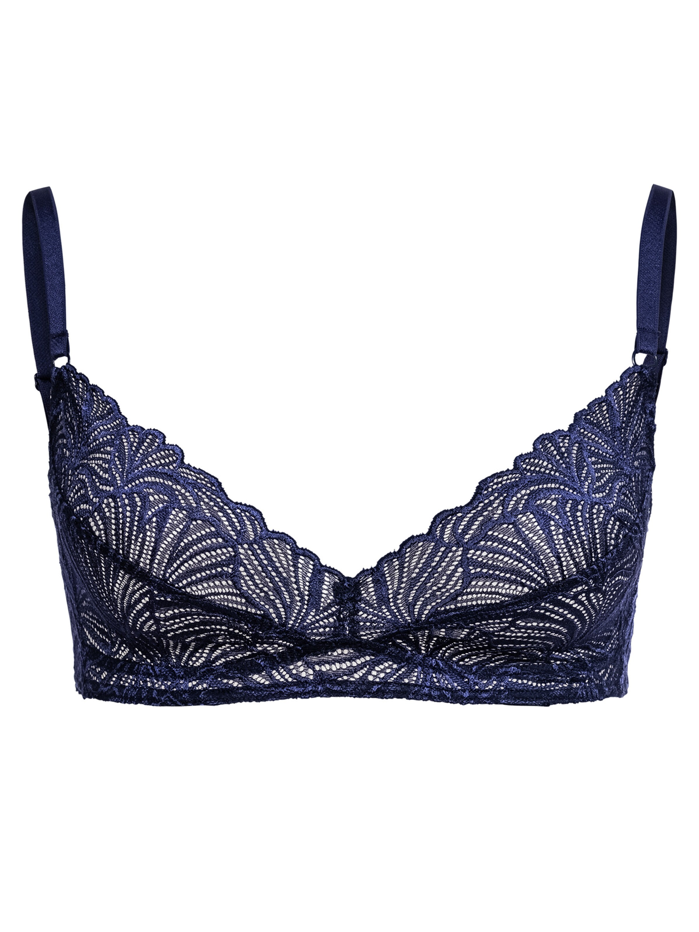 Bustier Soutien-gorge Erlich Textil en bleu : devant
