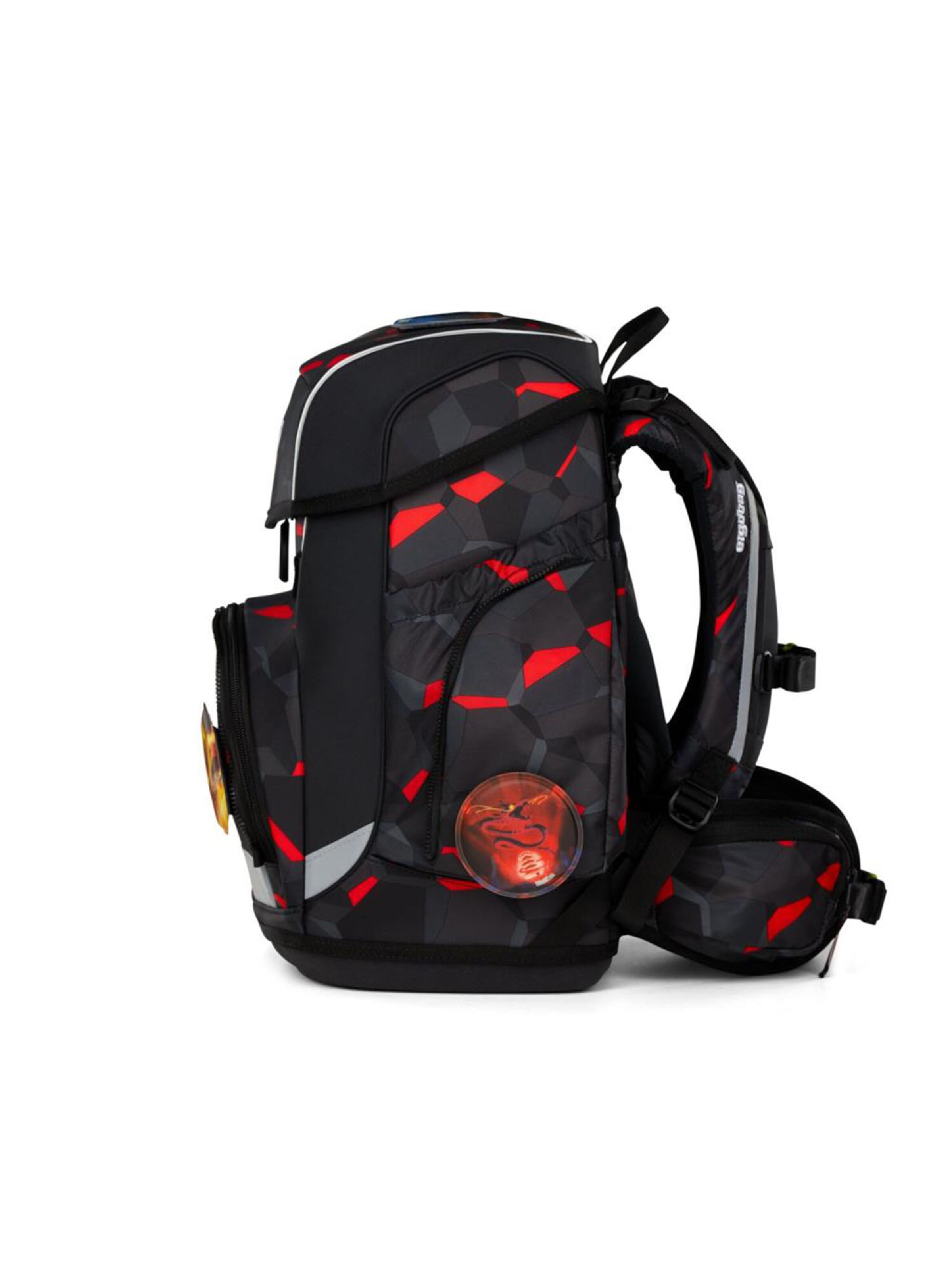 ergobag Rucksack 'Cubo Set 5 tlg'‌‌‌‌‌‌‌‌‌ in Grau