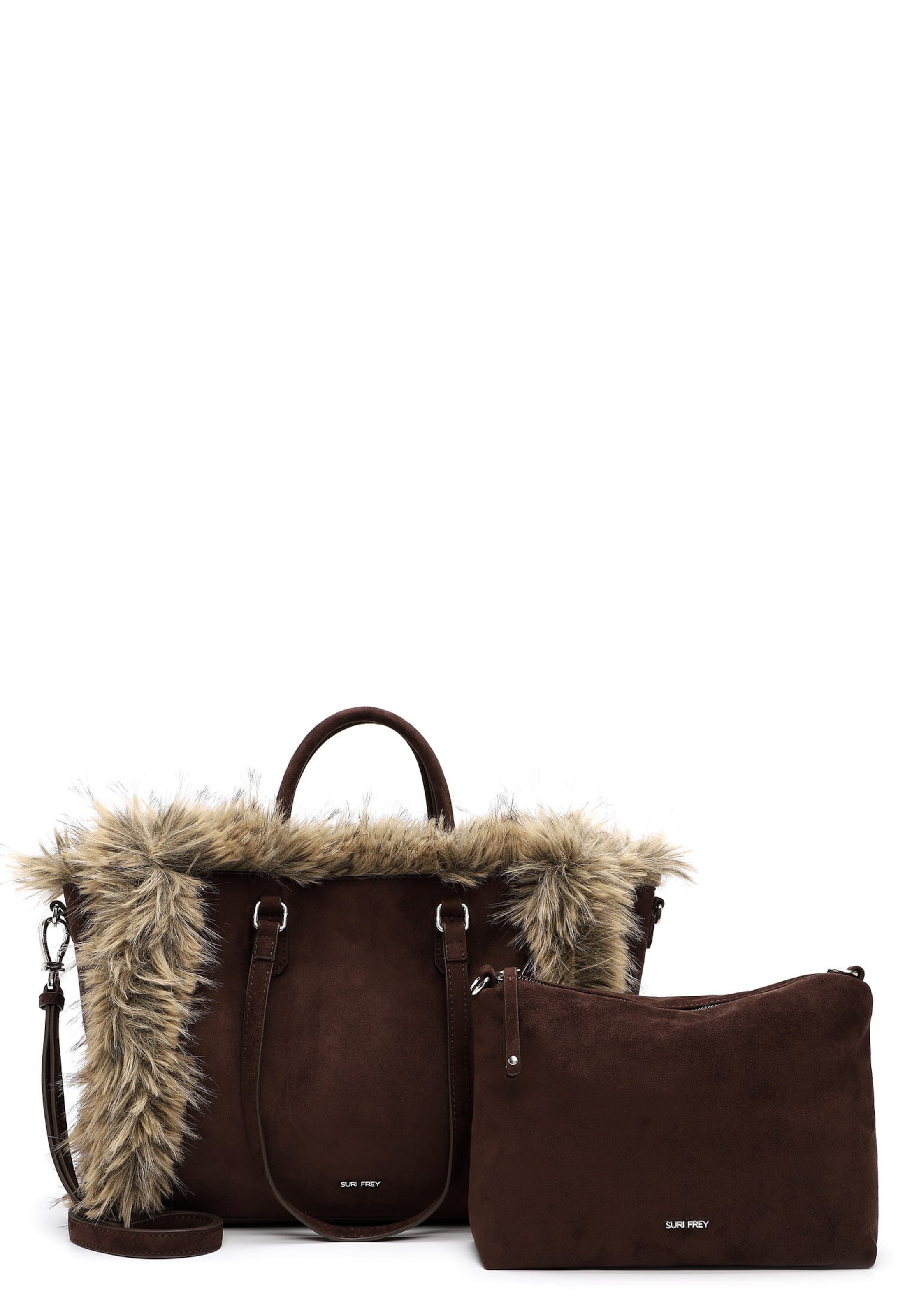 Suri Frey Sacs à main 'Chessy' en One Size en beige chiné / chocolat, Vue avec produit