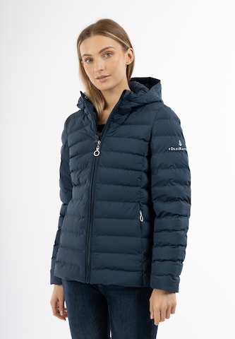 DreiMaster Maritim Winter Jacket in Blue: front