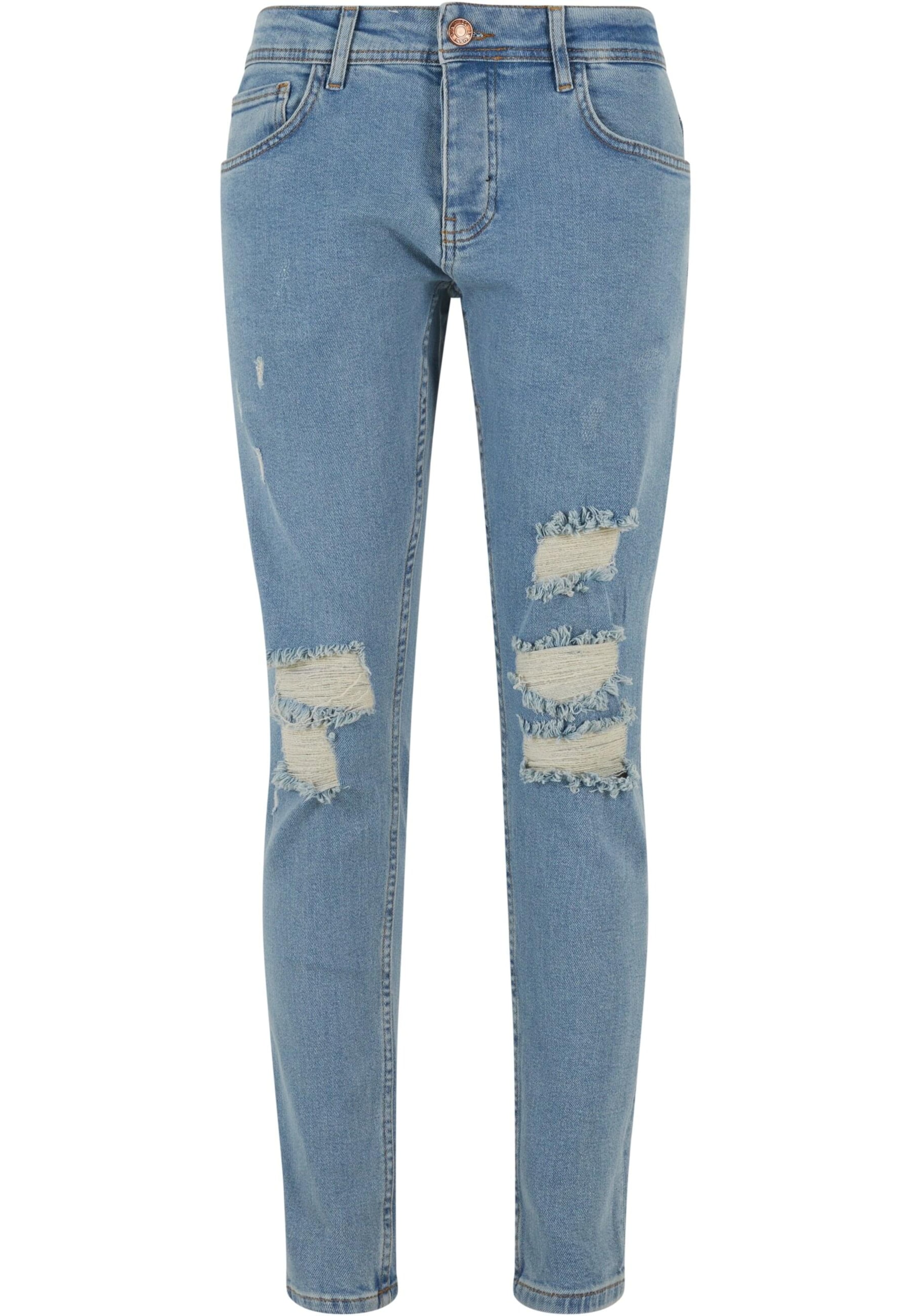 2Y Premium Skinny Jeans in Blue: front
