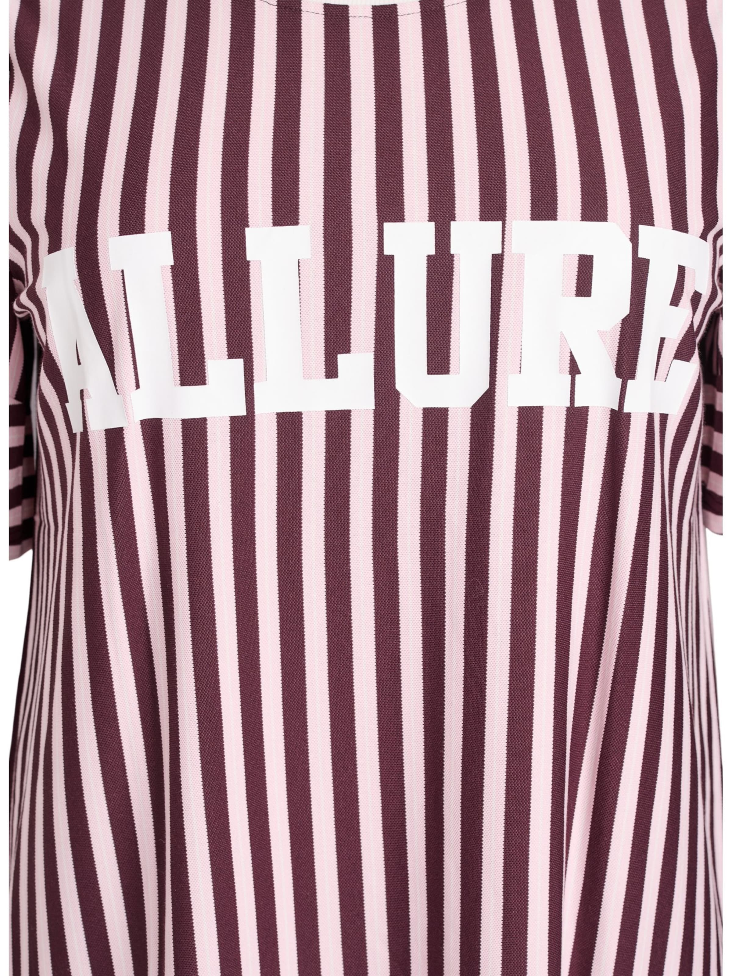 Zizzi Shirt 'Falka' in Rood