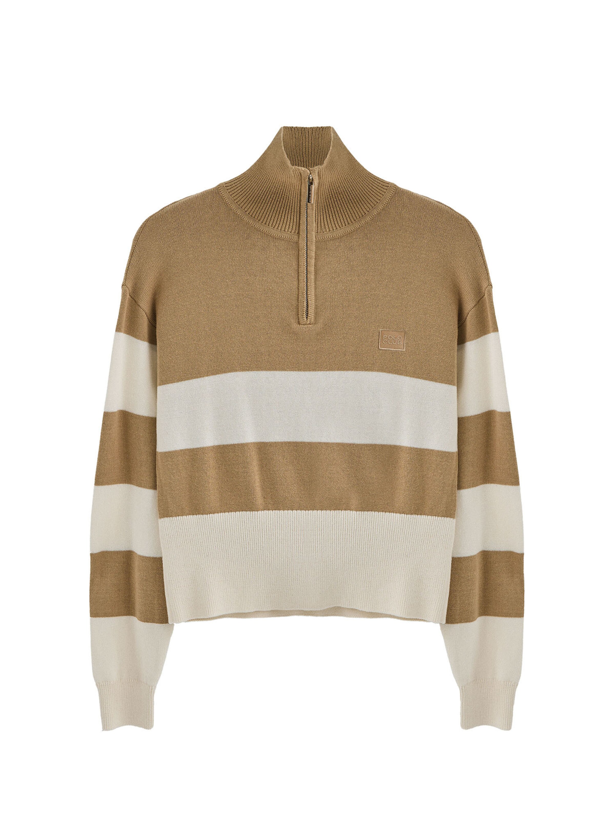 Polo Club Sweater in Brown: front