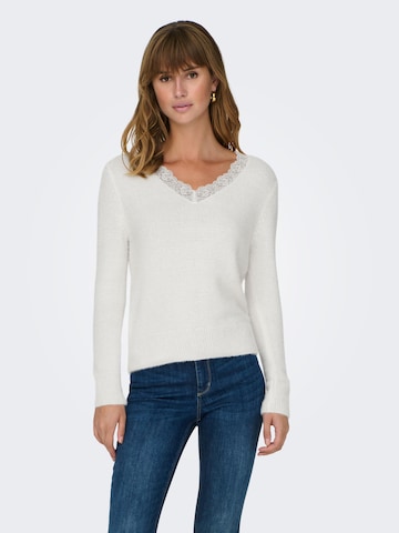 ONLY Pullover 'ELLA' in Weiß: predná strana