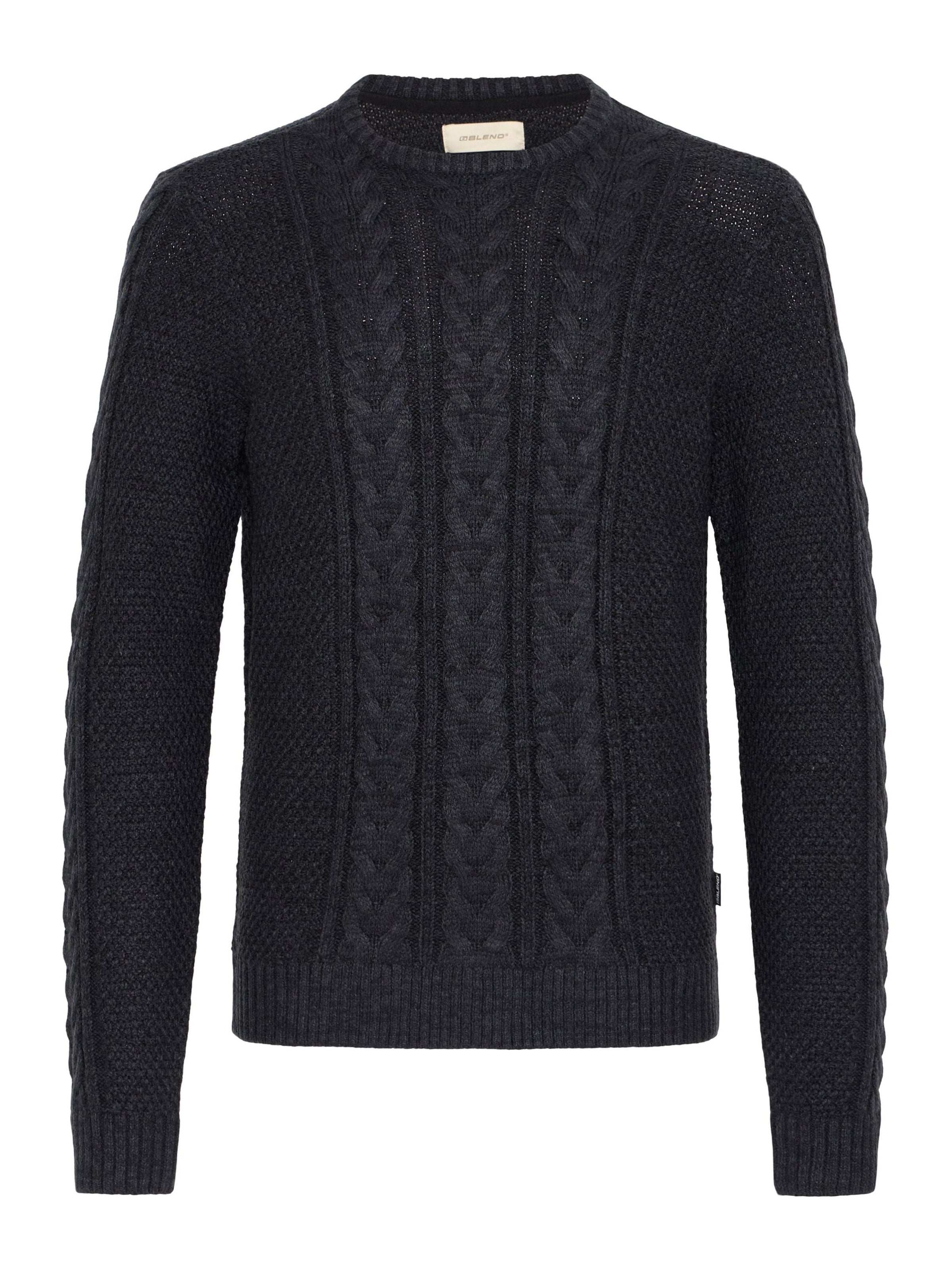 Pull-over ' BHBASIM ' BLEND en noir : devant