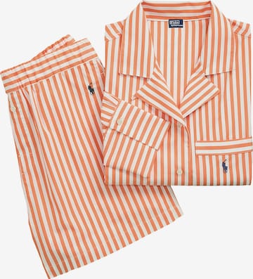 Pyjama ' Crop & Boxer Set ' Polo Ralph Lauren en orange : devant