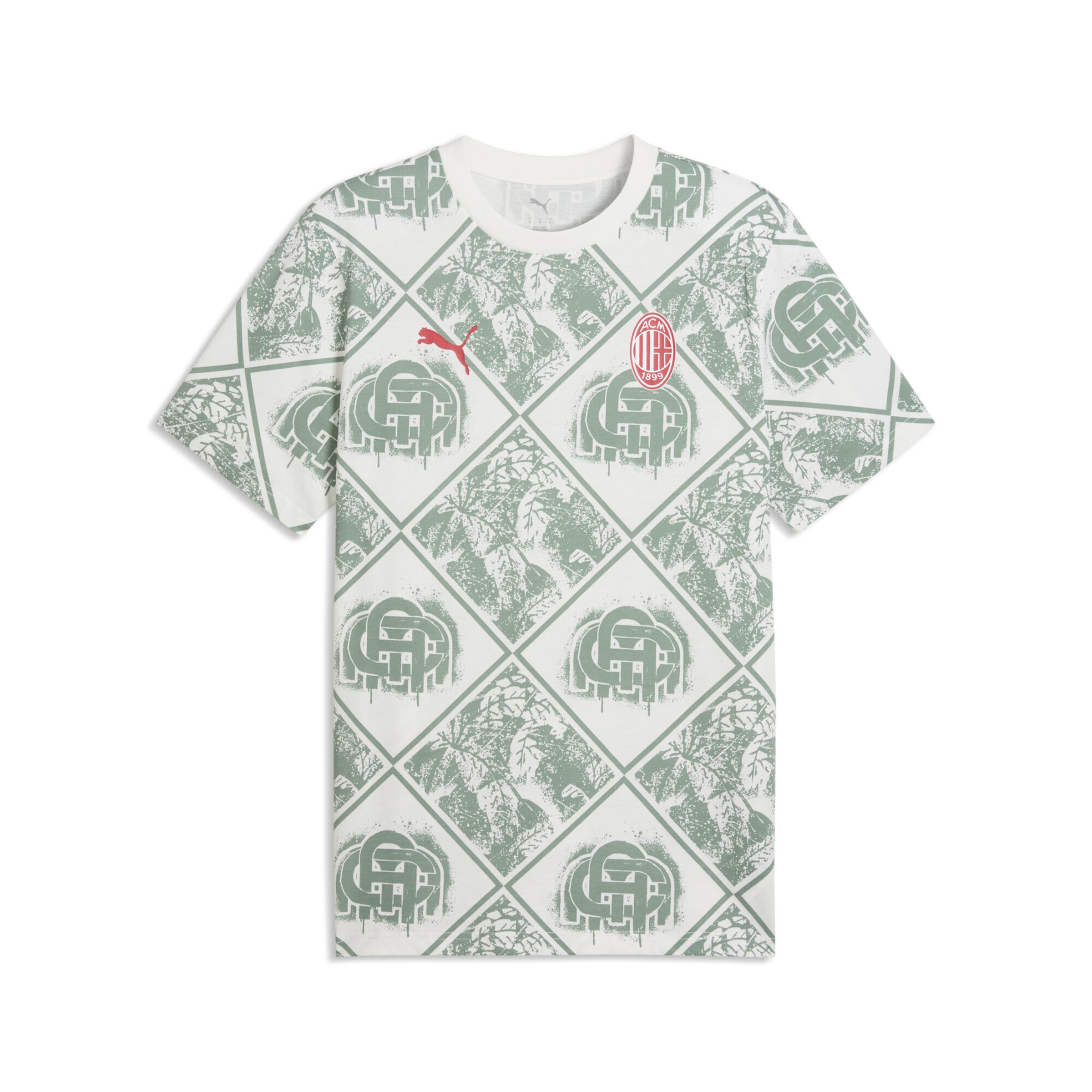 PUMA Functioneel shirt 'AC Milan' in Wit: voorkant