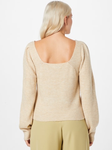 ONLY - Jersey 'Karinna' en beige