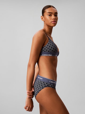 Calvin Klein Triangel BH in Blauw