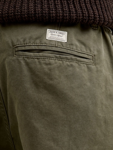 JACK & JONES - regular Pantalón chino 'Barrel' en verde