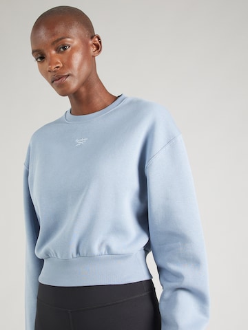 Reebok Sportsweatshirt in Blau: Vorderseite
