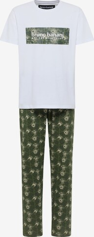 Pyjama long BRUNO BANANI en vert : devant