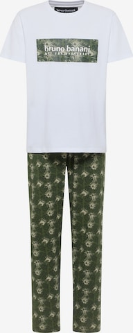 BRUNO BANANI Long Pajamas in Green: front