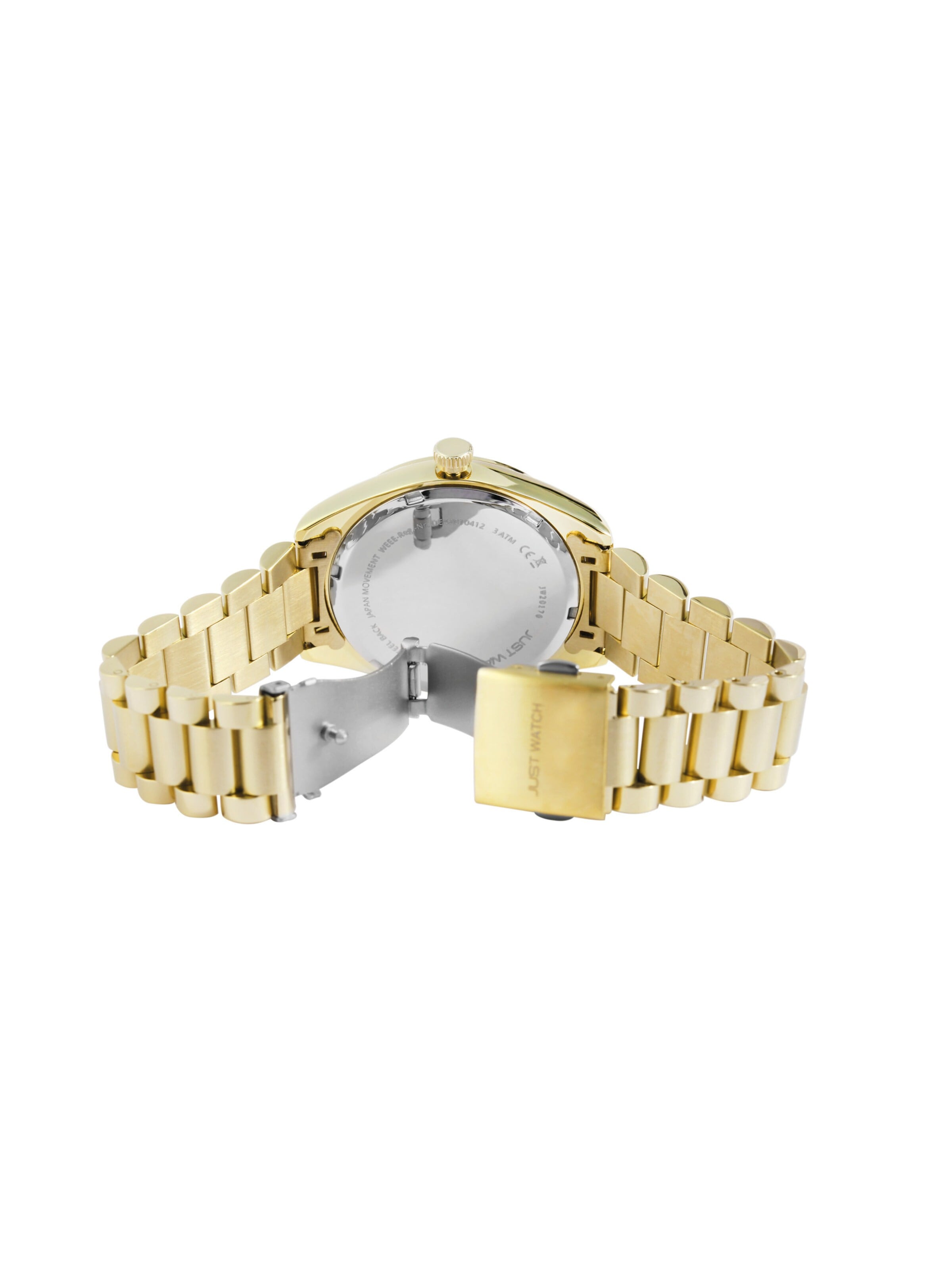 Just Watch Analog Watch 'Luka, Datumsanzeige' in Gold